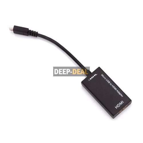 MHL USB to HDMI HDTV Adapter for Samsung Galaxy S2 i9100 Note i9200 9108