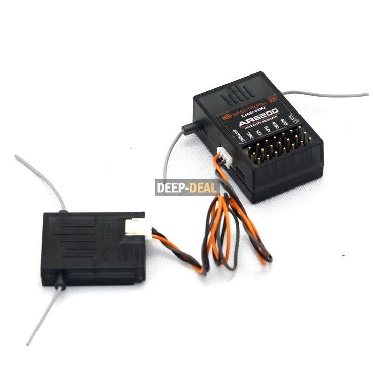 Spektrum AR6200 2.4GHz 6CH DSM2 Receiver w/Satellite