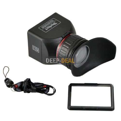 3" LCD Foldable Viewfinder 3x Magnification Loupe /Magnifier F any CANON NIKON DSLR with 3" LCD scre