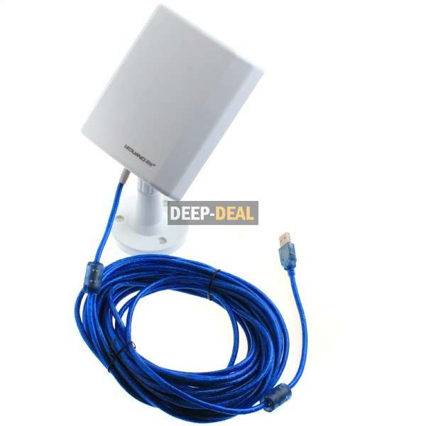 Outdoor Long Range USB 150Mbps Wifi Wireless Adapter 10m Cable