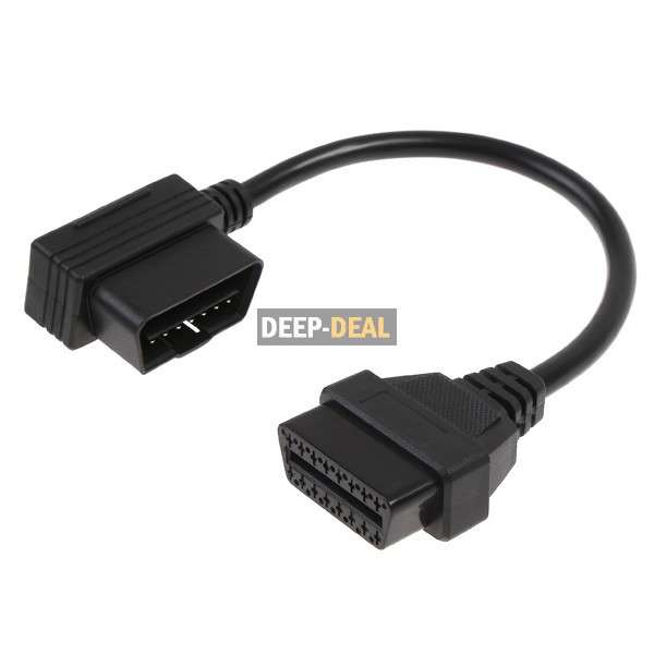 OBD-II OBD2 16Pin Extension Cable Diagnostic Male to Female