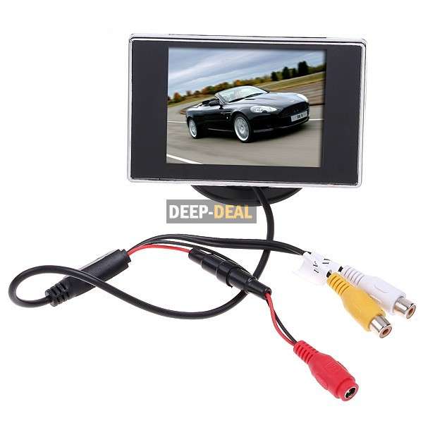 3.5" inch Car TFT LCD Monitor Rearview DVD VCD