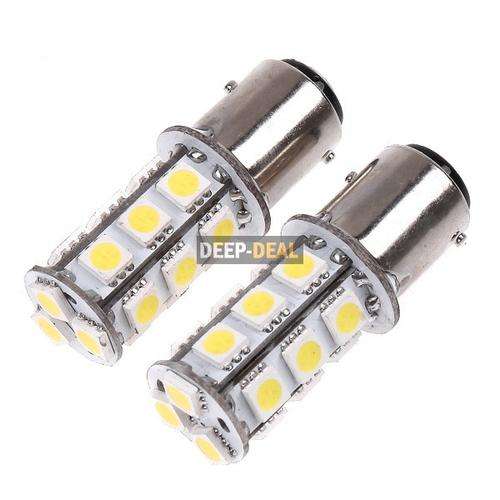 2 x1156 BA15S 18 SMD 5050 LED Car Turn Signal Lamp Light