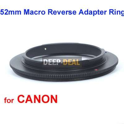 52mm Macro Reverse Adapter Ring for CANON EOS EF Mount