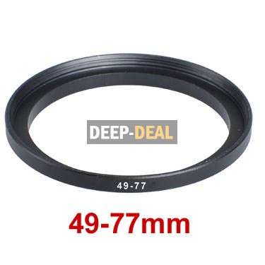 49mm-77mm 49-77 mm 49 to 77 Step Up Ring Filter Adapter