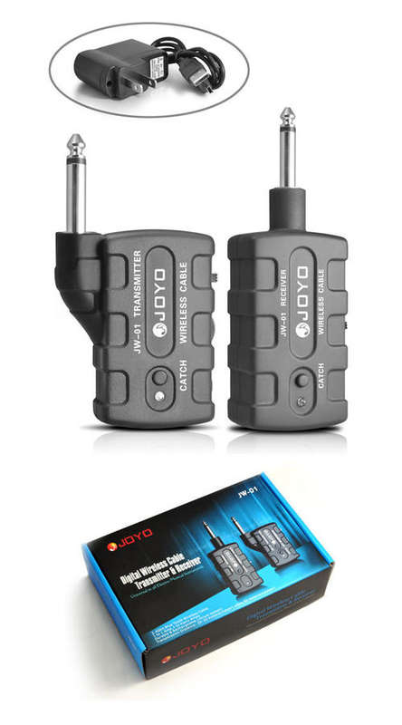 JOYO JW-01 Rechargeable 2.4Ghz Audio Wireless Digital Guitar Transmitter Receiver