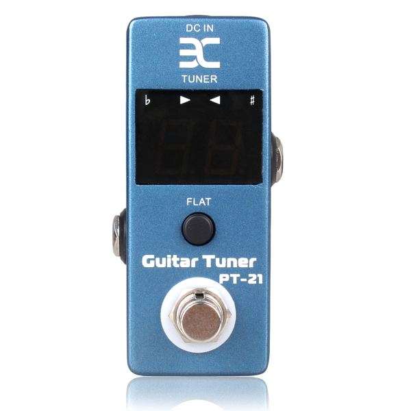 ENO PT-21 Mini Pedal Tuner True Bypass Guitar Effect Pedal Blue