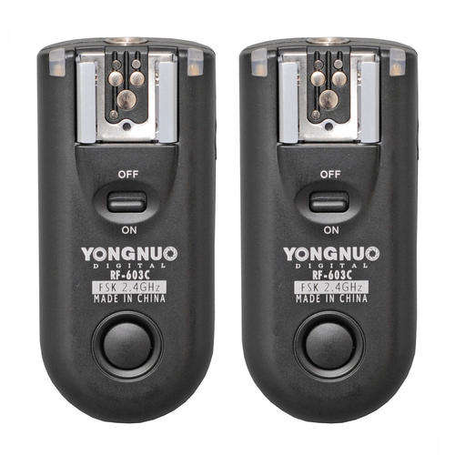 YONGNUO RF-603 Flash Trigger for Canon 70D 60D 700D 650D 600D 550D 500D 1100D