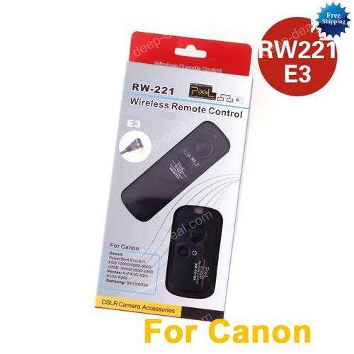 RW-221 Wireless Shutter Remote CANON 550D 500D 450D 60D 60D 1100D