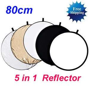 80cm 32" 5-in-1 Light Mulit Collapsible disc Reflector