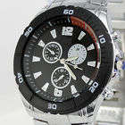 Mens Stainless Steel Deluxe Design New Quartz Movement Wrist Watch