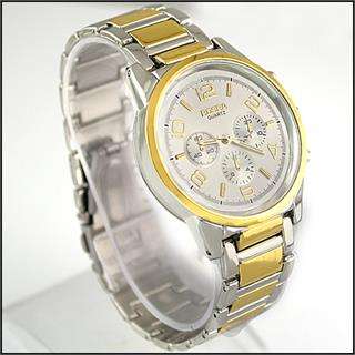 Fantastic!! Gold & Silver Mens Quartz Analogue Quartz Wrist Watch