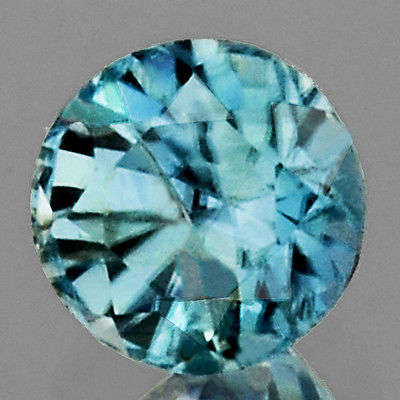 !! Amazing!! Natural Round Blue Zircon 0.56ct