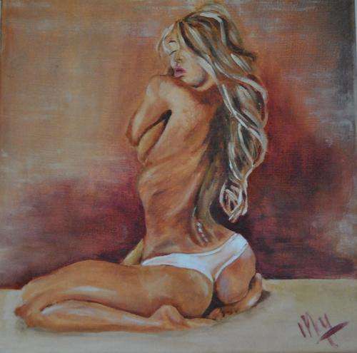 One Of A Kind Magik!!! Oil On Canvas 28 x 28 cm