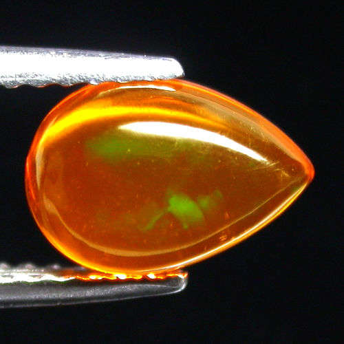 TERRIFIC MULTI FLASHING WELO ORANGE FIRE OPAL 1.42ct (play of colour)