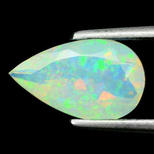 ULTRA RARE! MULTI- COLOUR FIRE OPAL 1.26 ( COLOUR PLAY UNDER DIFFERENT LIGHTS)