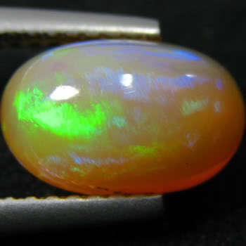 0.78ct 100% NATURAL AAA+ TERRIFIC LIGHT BROWN OPAL (PLAY OF COLOURS)