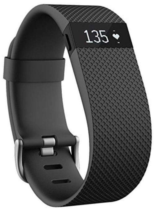 FitBit ChargeHR - Fitness Tracker, Watch & Heart Rate Monitor - Black