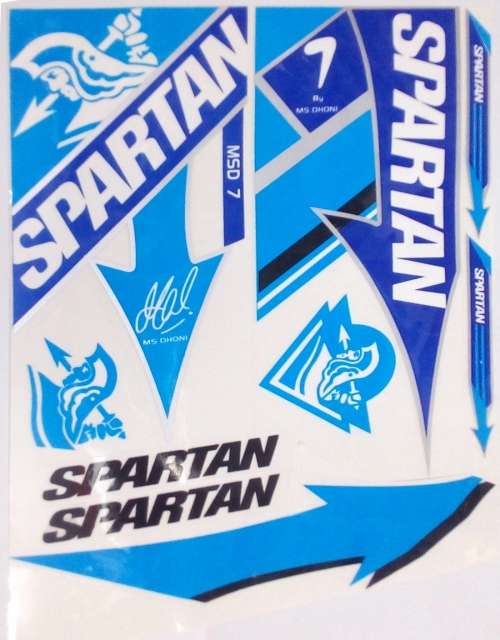 Spartan premium Custom made cricket bat sticker set bat repair kit for full size bat