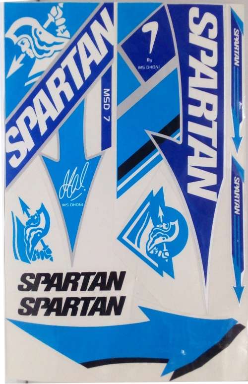Spartan premium Custom made cricket bat sticker set bat repair kit for full size bat