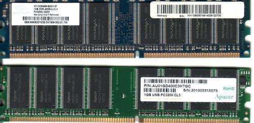1GB DDR400 RAM