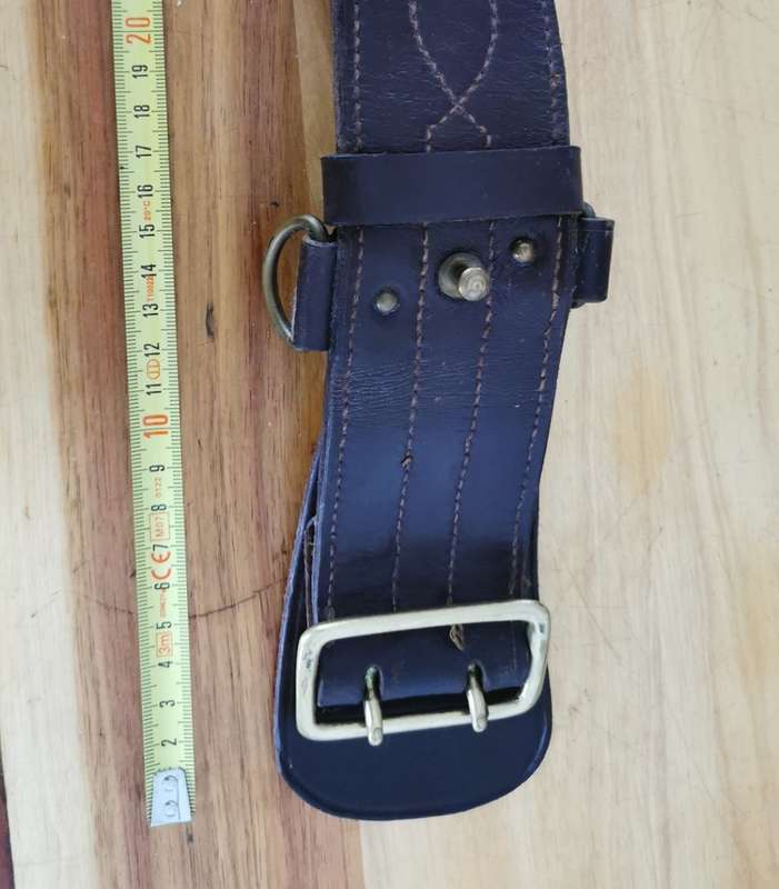 Sam Browne belt with accessories