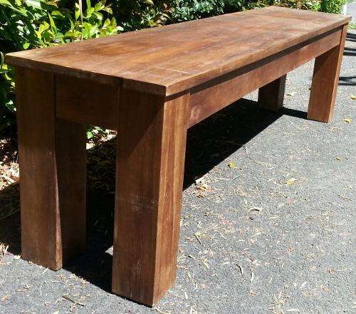 Solid Wood Bench with 4 legs - FREE delivery in Helderberg area