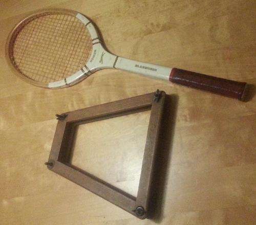 Slazenger "Demon" racquet with wooden protector