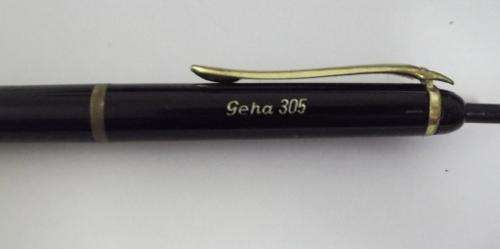 Gold plated clip on GEHA 305 pen