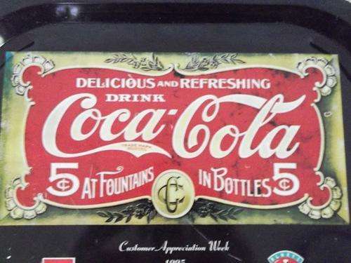 coca cola drinks tray