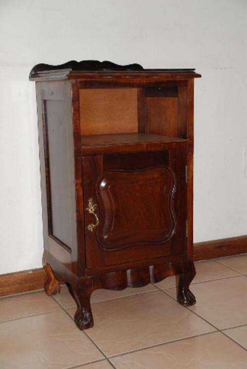 Imbuia Ball and Claw bed side table