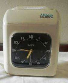 Amano 'clock in' Clock