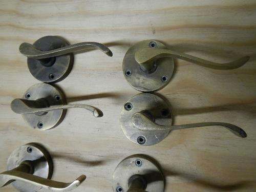 Brass door handles