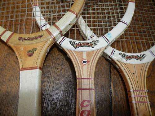 Vintage tennis rackets