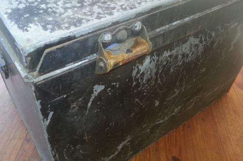 Steel filing cabinet