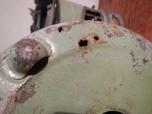 Rusted fuel tank