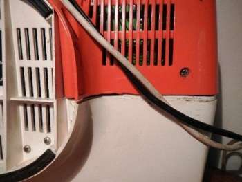 Orange retro TV