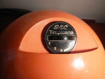 Orange retro heater