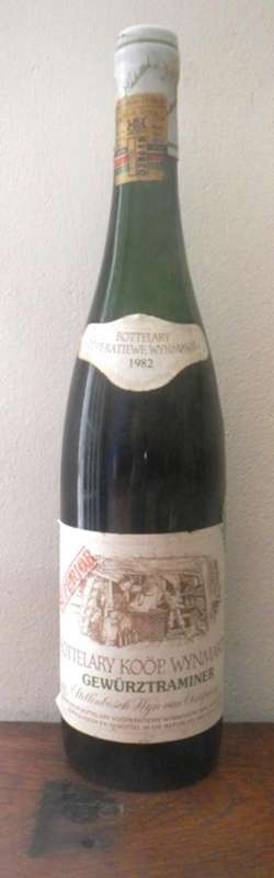 Vintage collectable South African wine