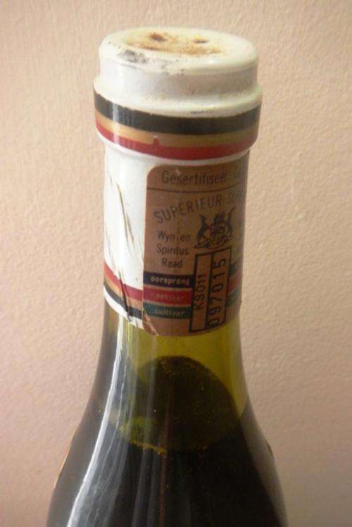 Vintage collectable South African wine