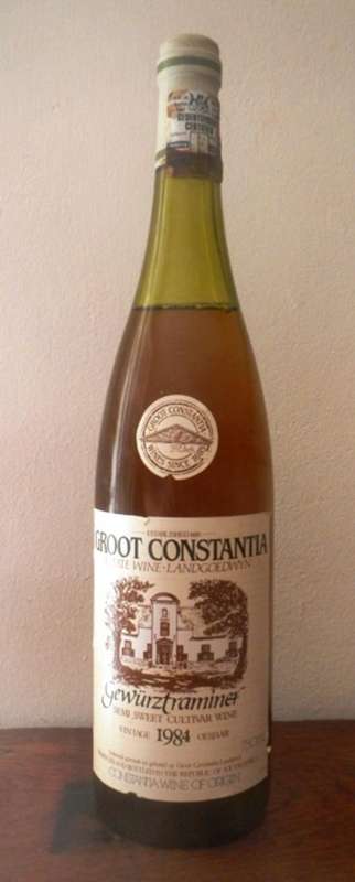 1984 Groot Constantia Gewurtztraminer