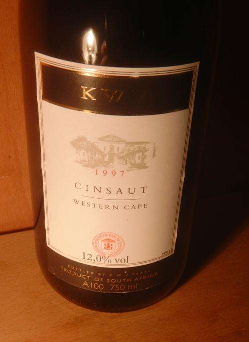 KWV red wine