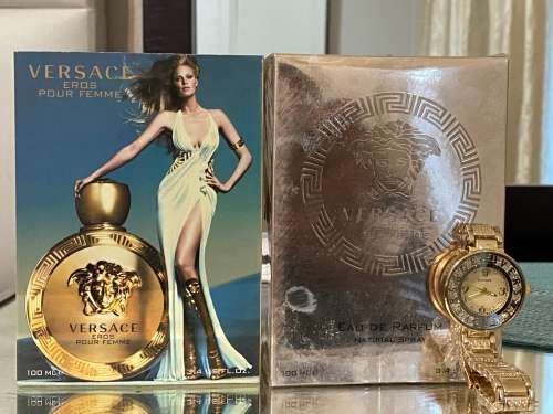 Versace Watch & Perfume combo