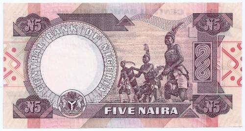Nigeria - 5 naira 2002 aUNC