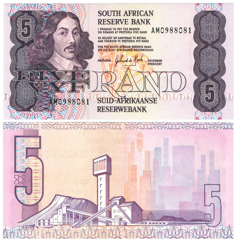 South Africa - R5 Gerhard de Kock aUNC