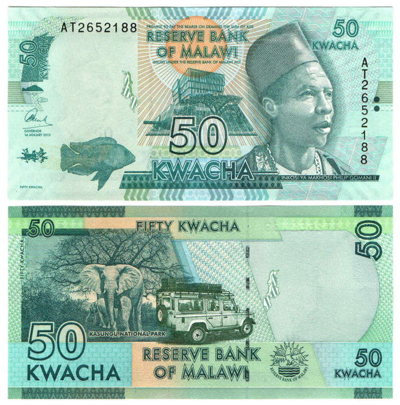 Malawi - 50 Kwacha 2015 UNC