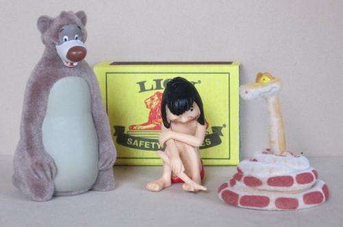 DISNEY - MOWGLI - THREE FIGURINES