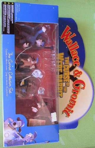 WALLACE & GROMIT - THE CURSE OF THE WERE-RABBIT - 4 FIGURES