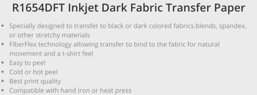 PERMA TRANS® Inkjet Dark Heat Transfer Paper - 5 Sheets