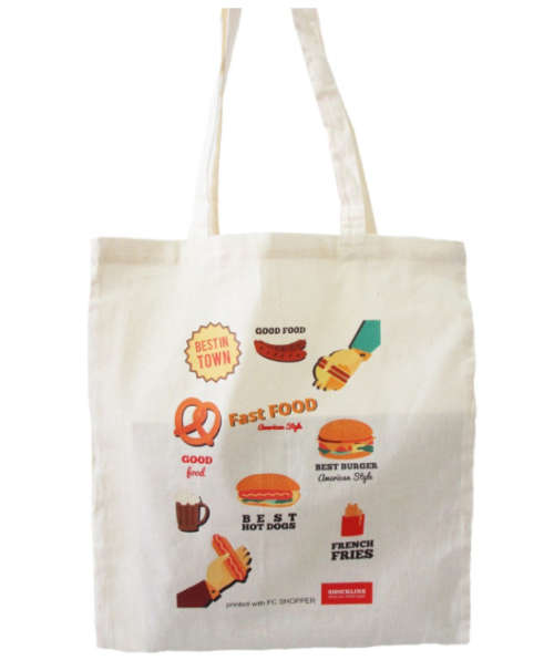 Shopper - Self weeding transfer paper for light colored cotton shopper bags - 5 Sheets